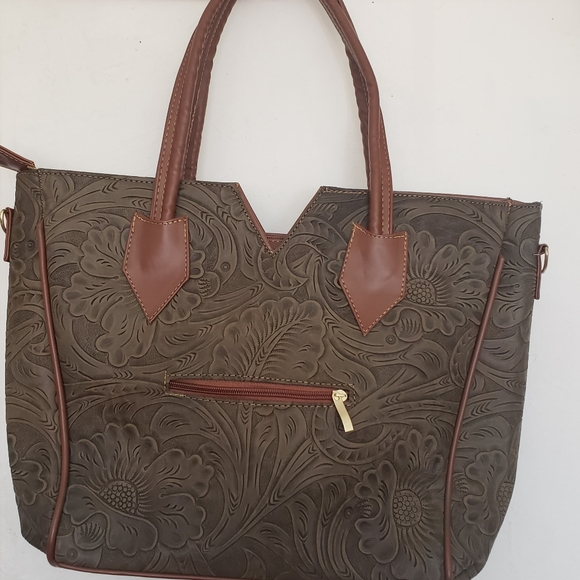 TOTE bags GREEN Made by Mexican artisans - Picture 7 of 7